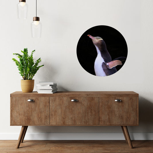 Hoiho - Yellow Eyed Penguin decal - reusable