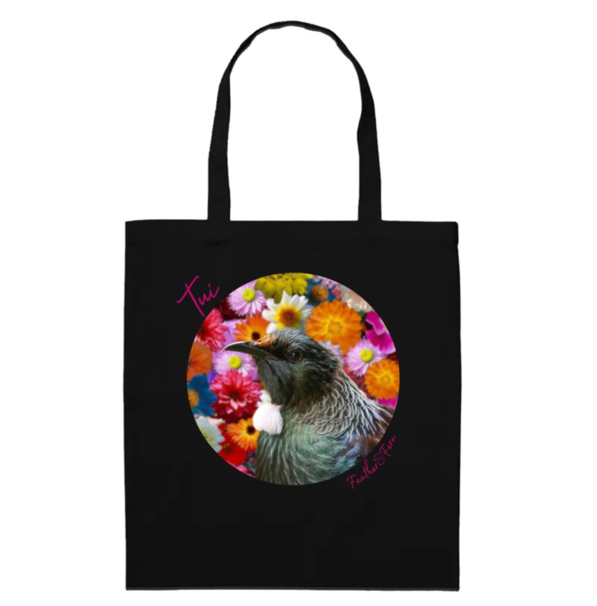 Floral Tui tote bag