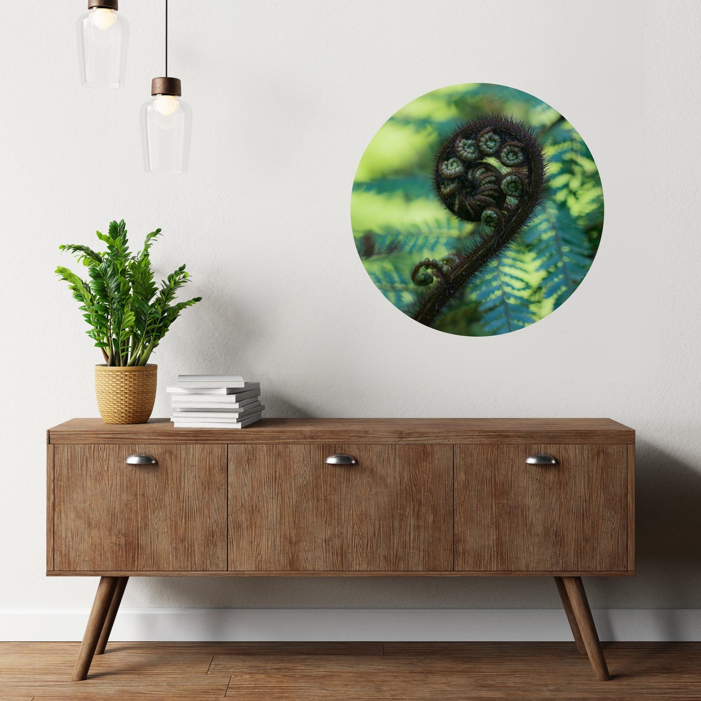 'Unfurling Fronds' decal - reusable