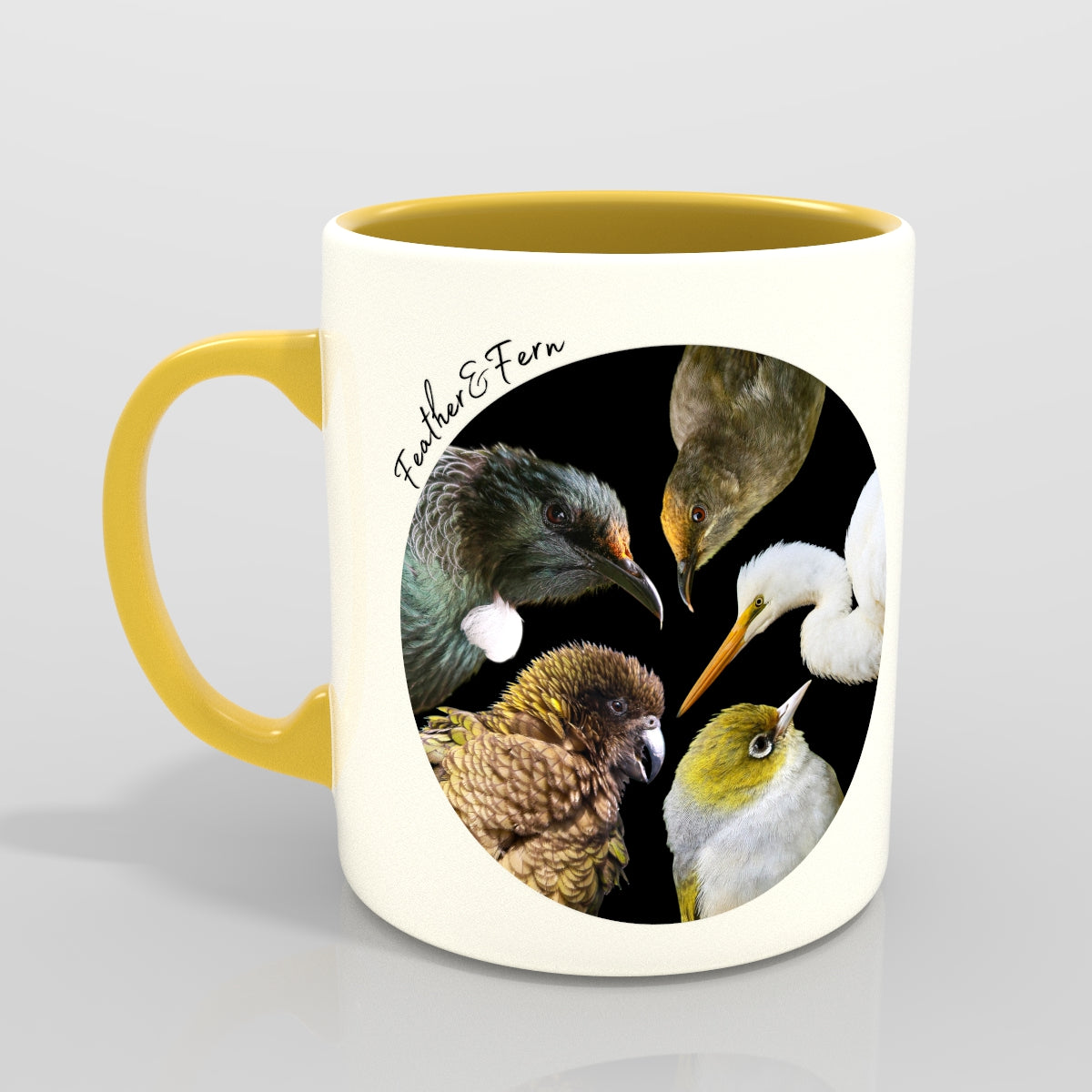 Feather&Fern multi bird mug